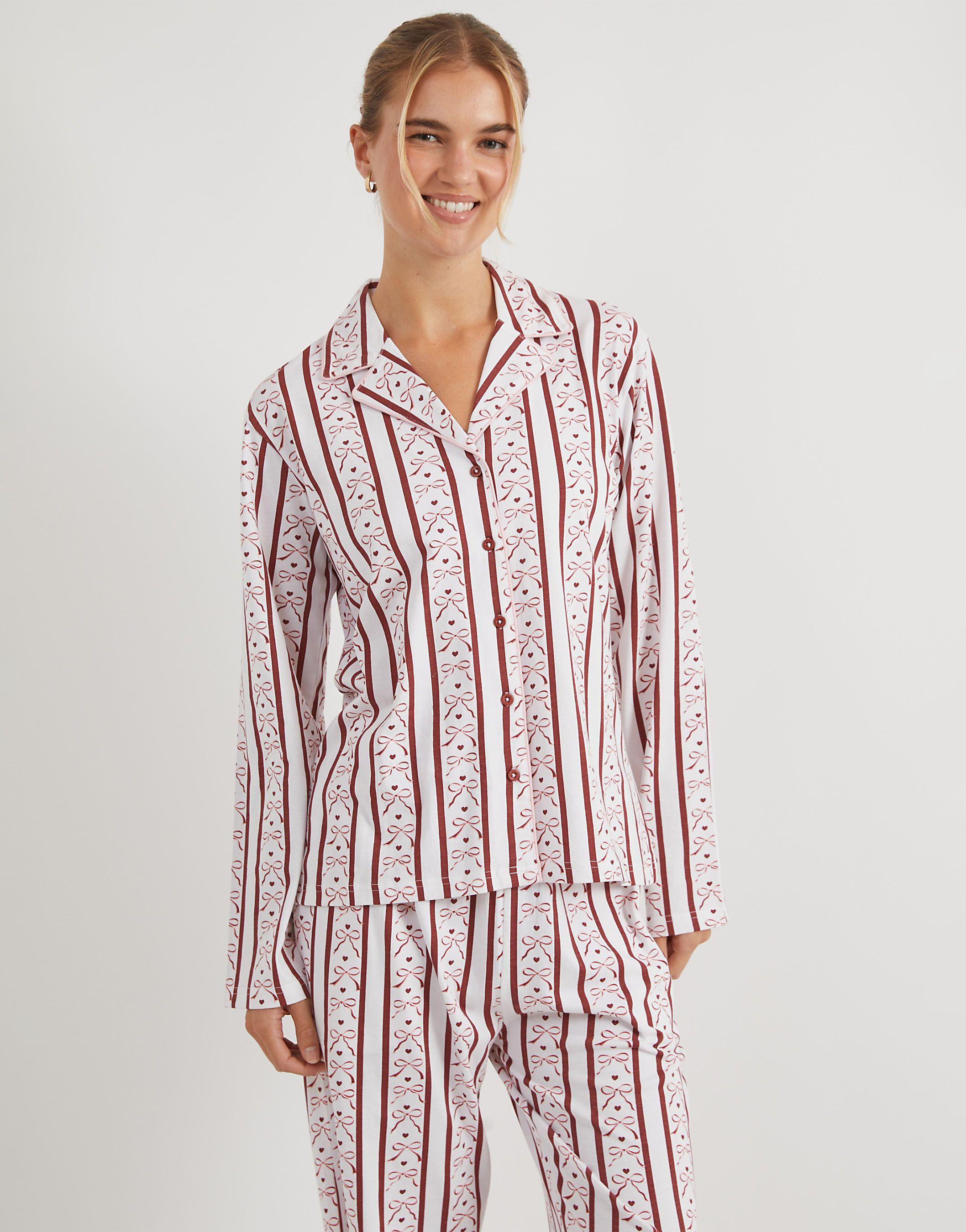 Stripe Bow Pyjama Set by SKINNYDIP