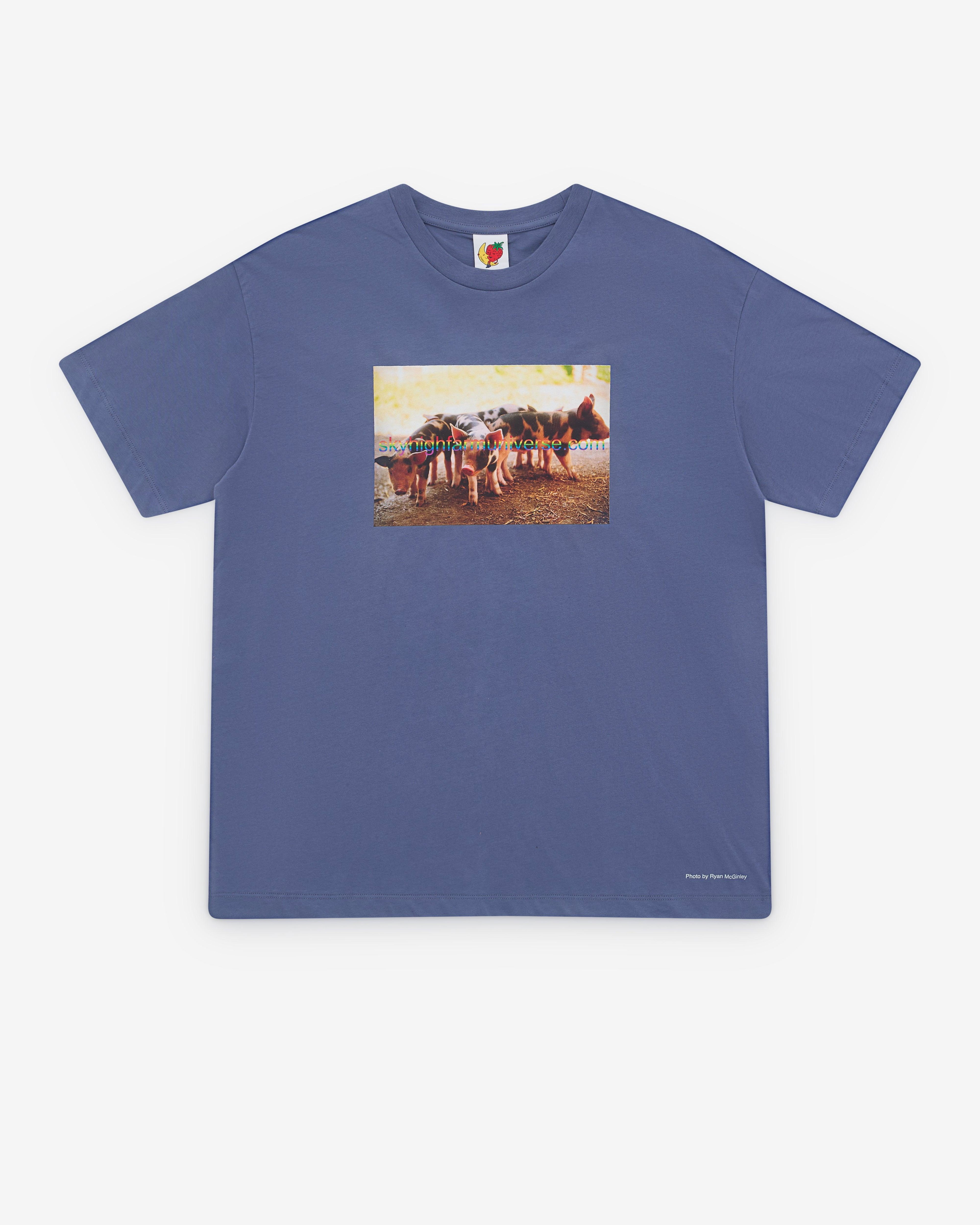 Sky High Farm - Men's Pigs Farm T-Shirt - (Navy) by SKY HIGH FARM WORKWEAR