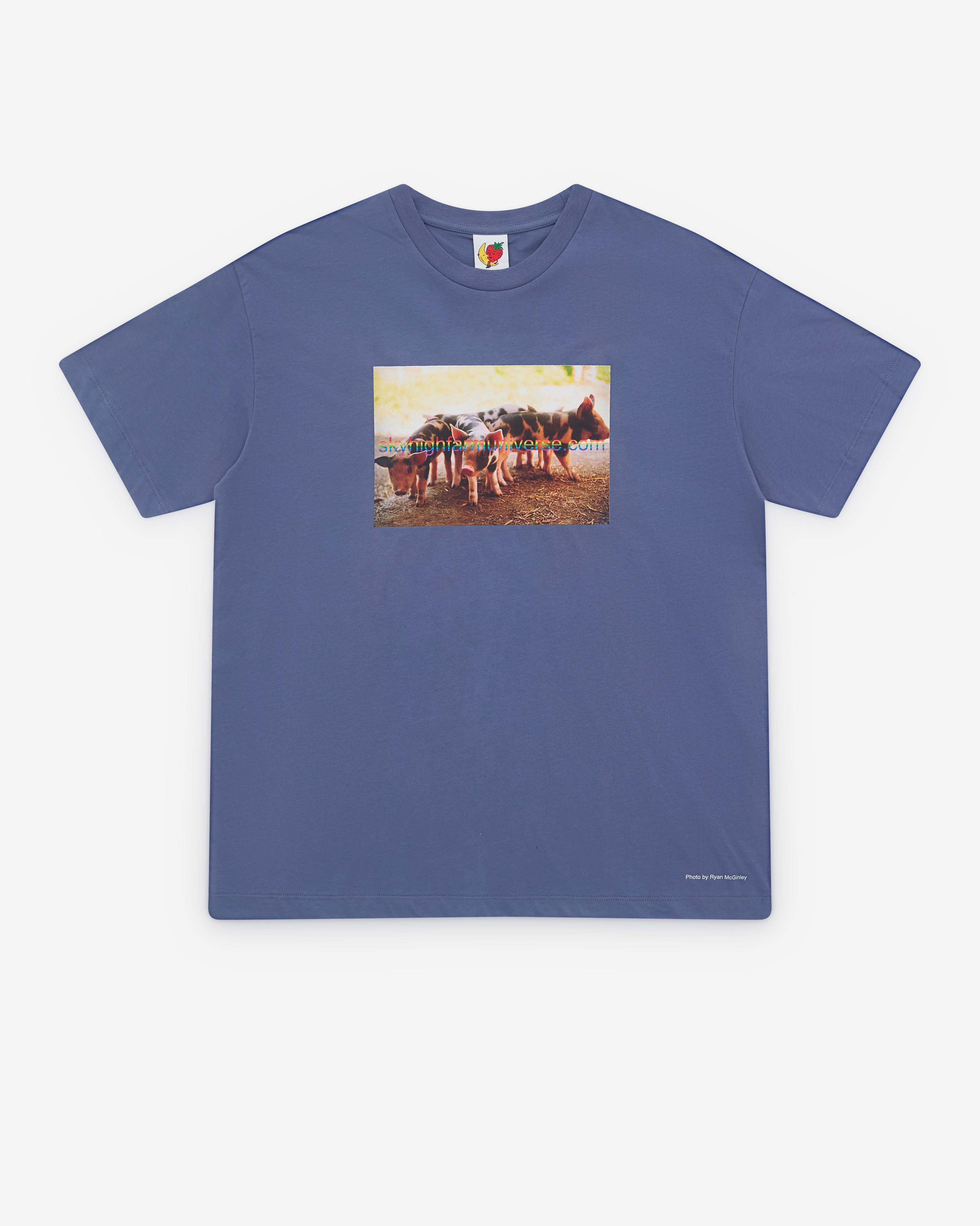 Sky High Farm - Men's Pigs Farm T-Shirt - (Navy) by SKY HIGH FARM WORKWEAR