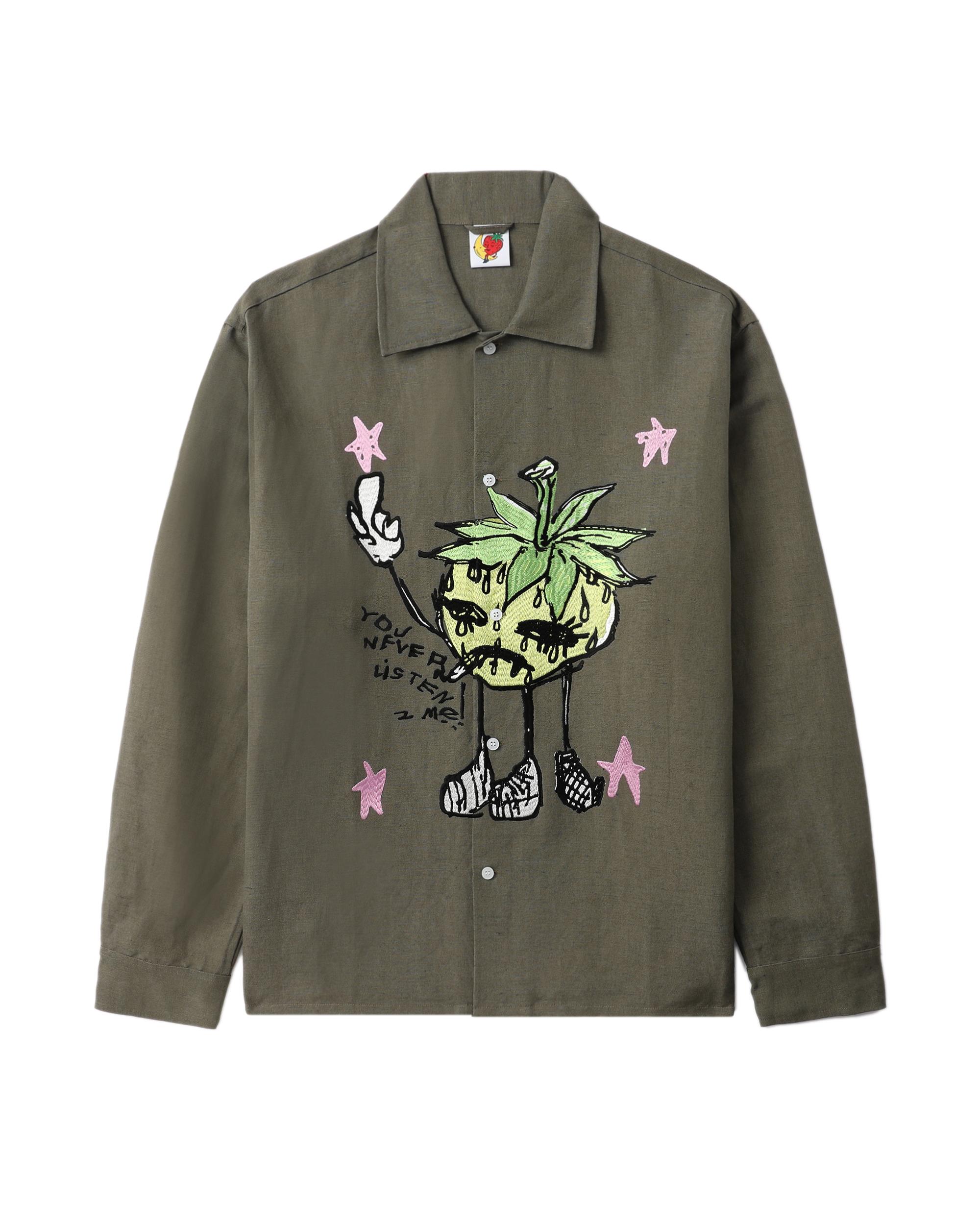 Smoke strawbabies embroidered shirt by SKY HIGH FARM WORKWEAR