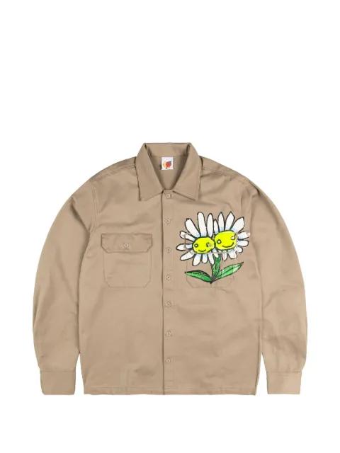 daisy-print shirt by SKY HIGH FARM WORKWEAR
