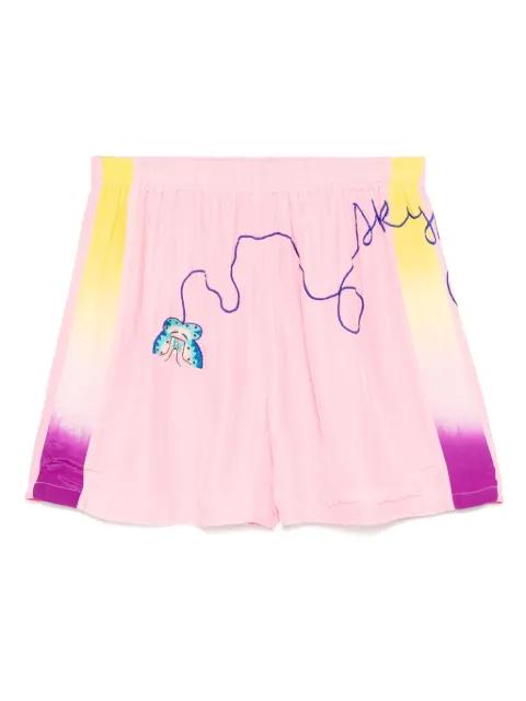 embroidered shorts by SKY HIGH FARM WORKWEAR