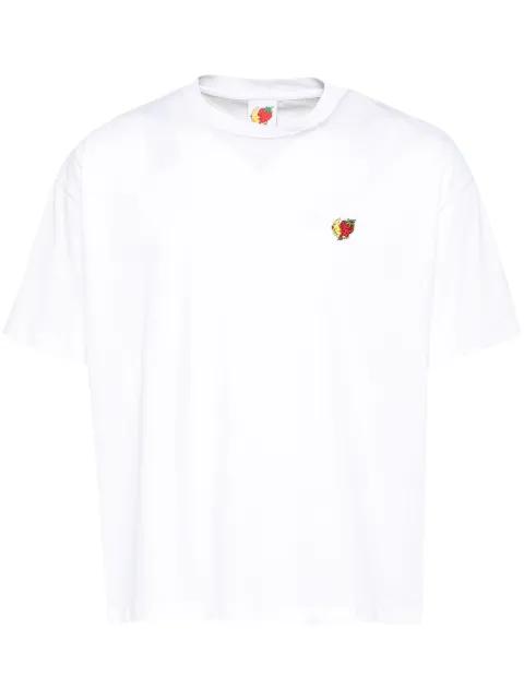 logo embroidery short-sleeves T-shirt by SKY HIGH FARM WORKWEAR