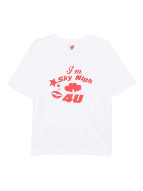 organic-cotton t-shirt by SKY HIGH FARM WORKWEAR