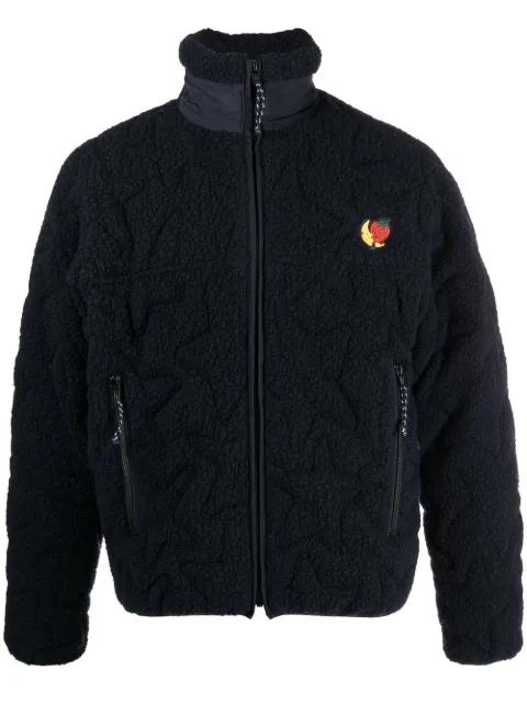 star-quilted fleece zip-front jacket by SKY HIGH FARM WORKWEAR