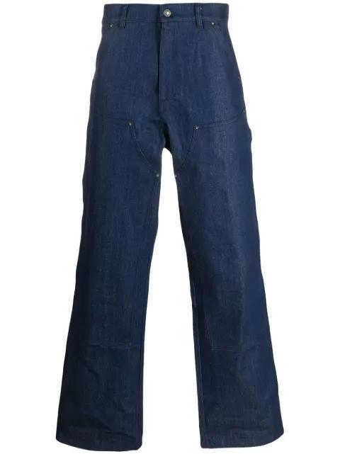 stud-embellished wide-leg jeans by SKY HIGH FARM WORKWEAR