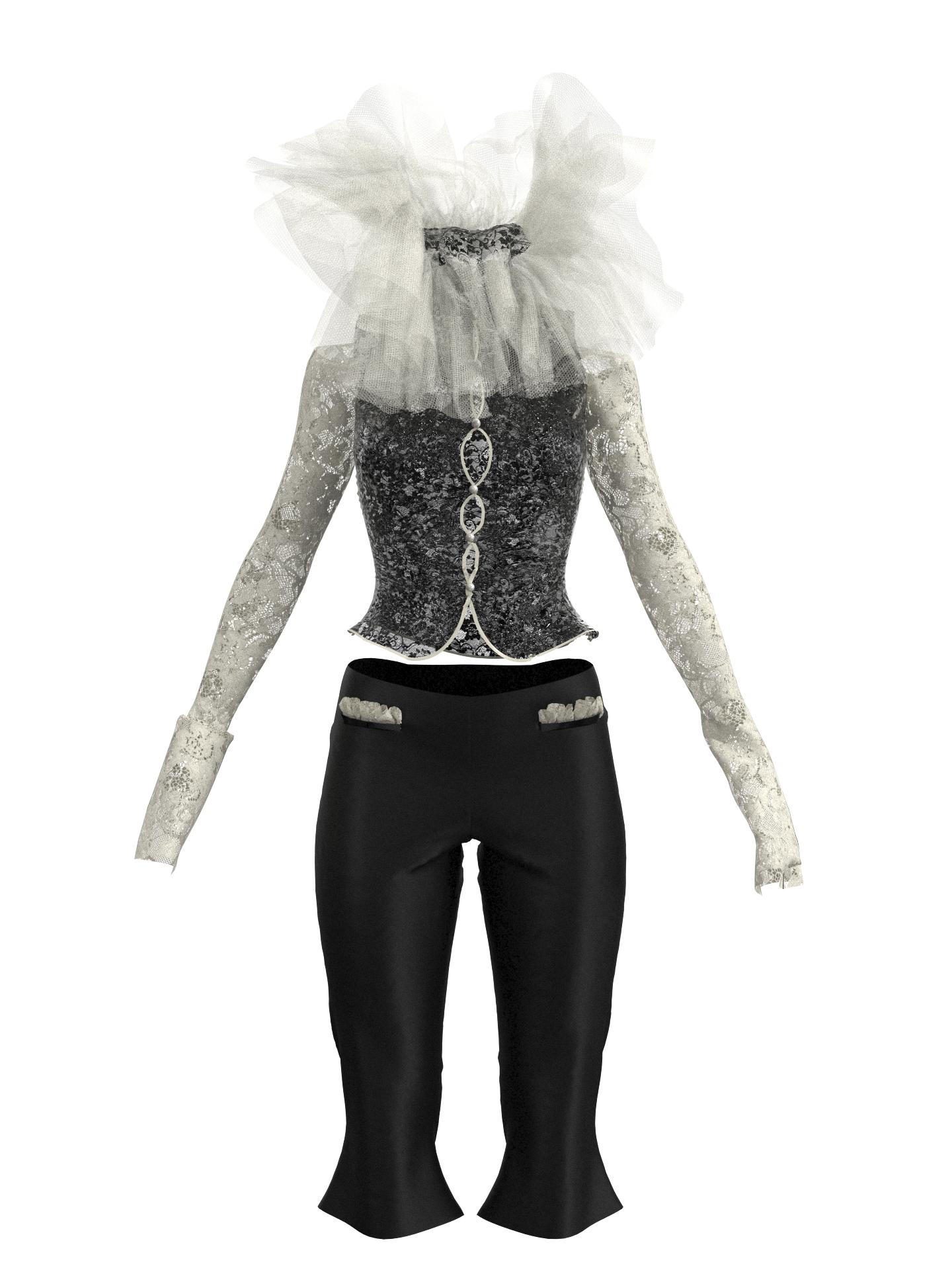AW23 Corset Turtle by SKY.STARSIGNS
