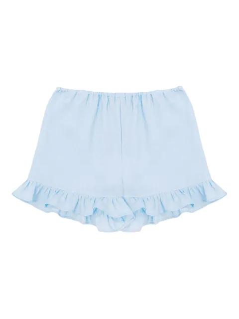 Cha Cha ruffled-hem shorts set by SLEEPER