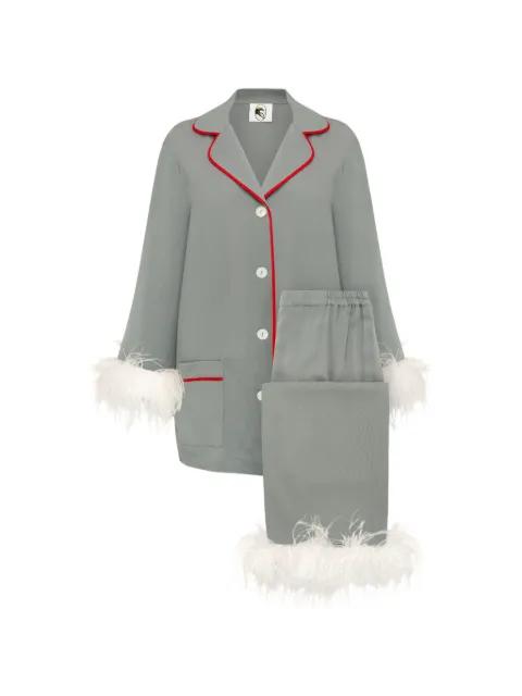 Party feather-trim pajamas by SLEEPER