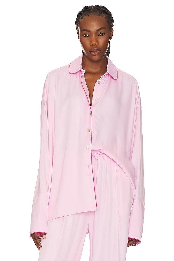 Sleeper Pastelle Oversize Shirt in Pink by SLEEPER