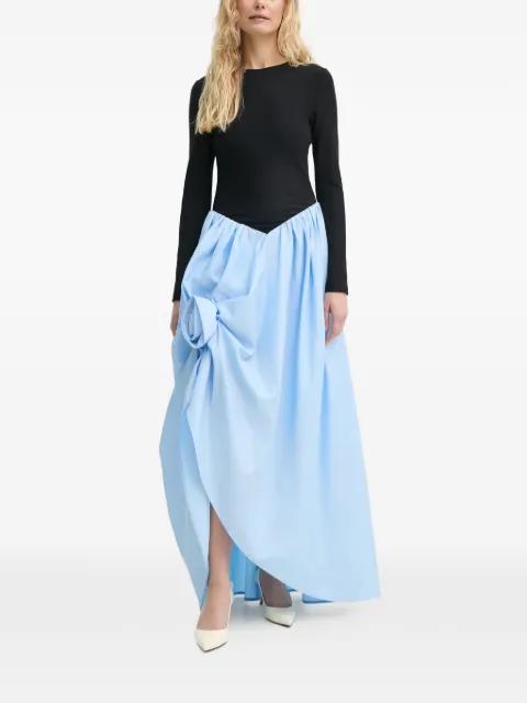 long-sleeve floral maxi dress by SLEEPER