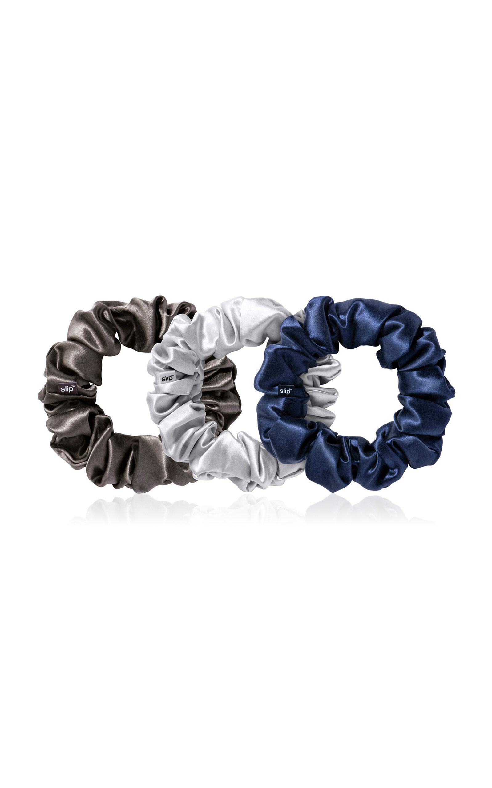 Slip Set-of-Three Large Silk Scrunchies - Moda Operandi by SLIP