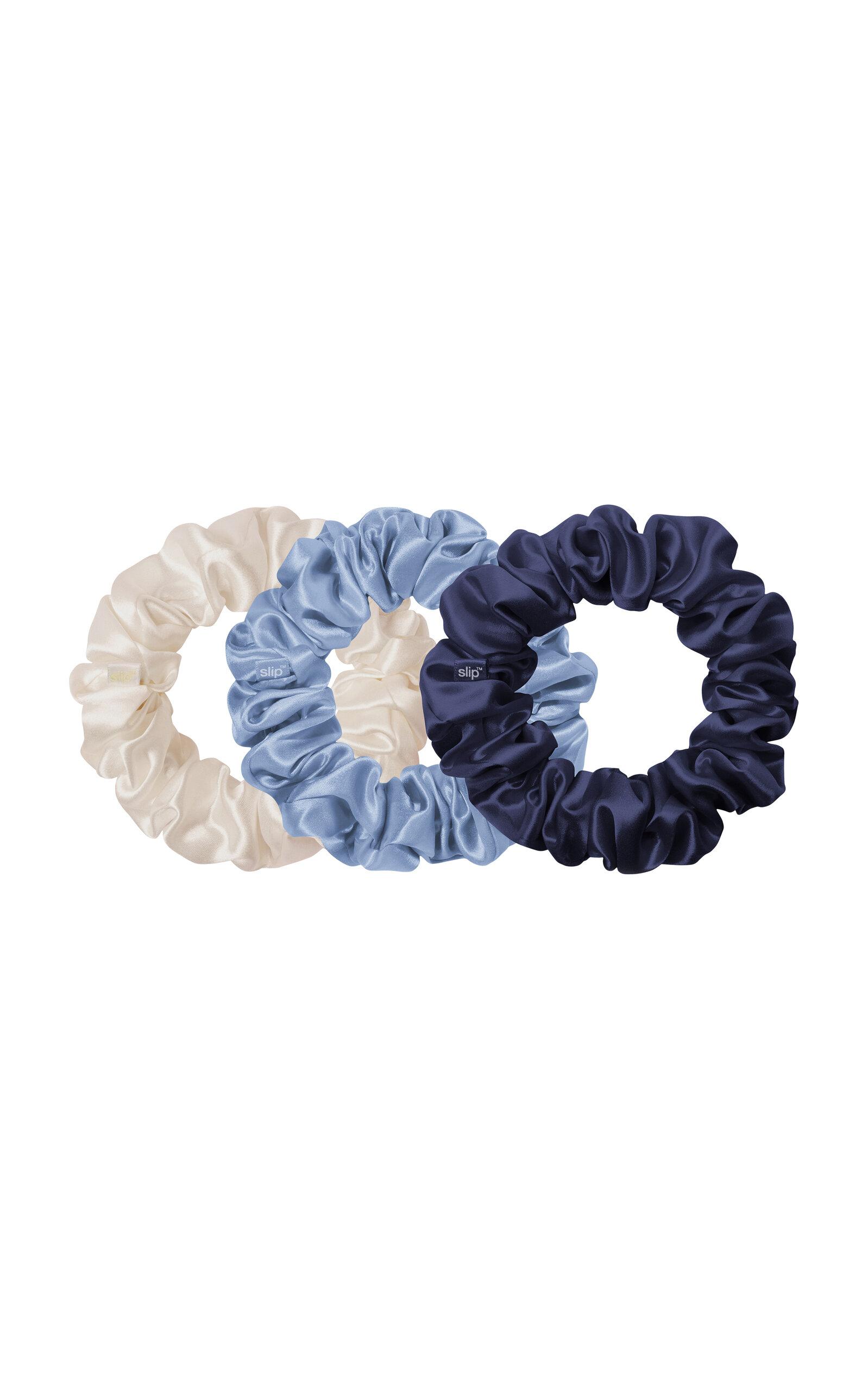Slip Set-of-Three Large Silk Scrunchies - Moda Operandi by SLIP