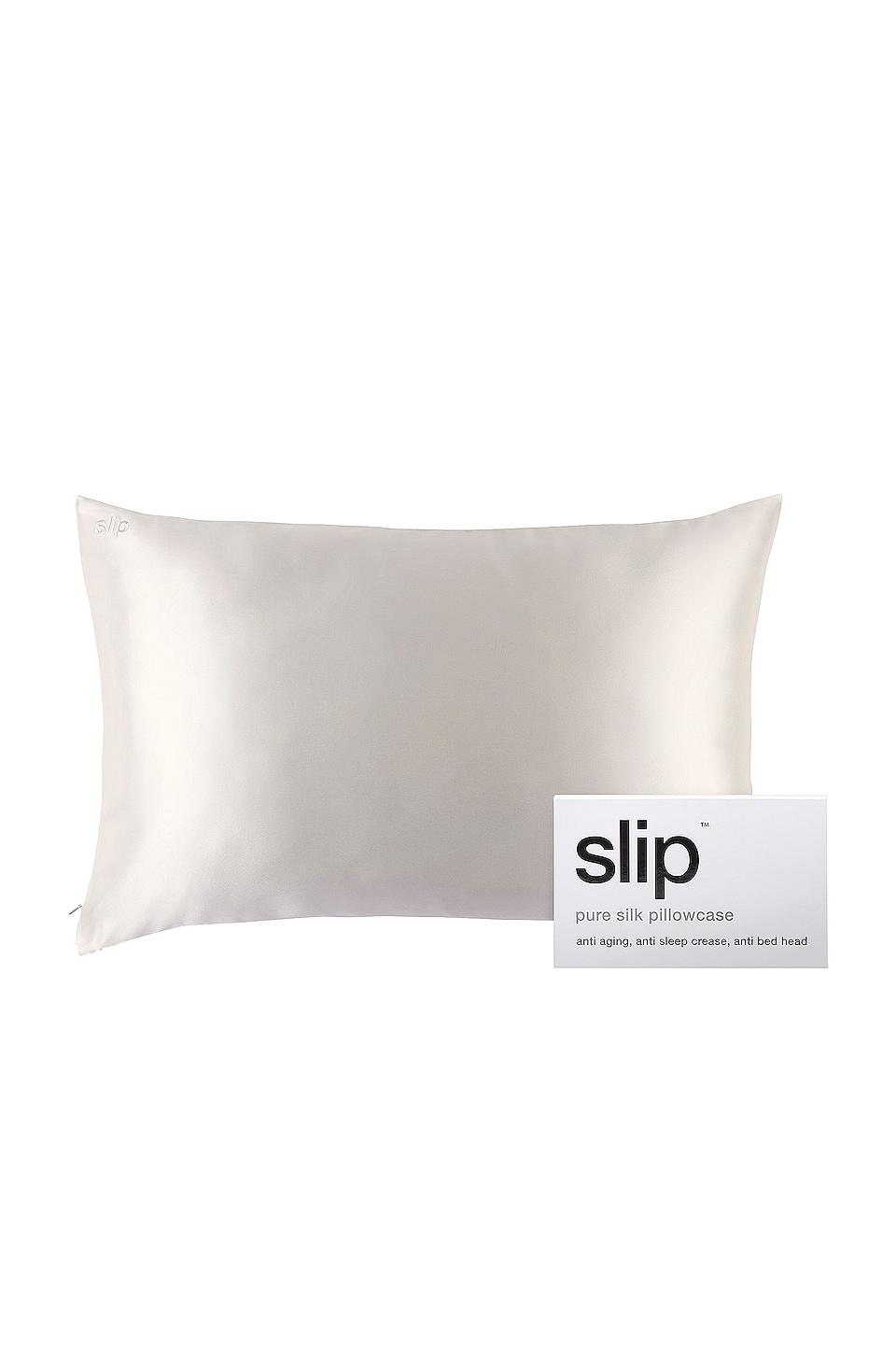 slip Queen/Standard Pure Silk Pillowcase in White by SLIP