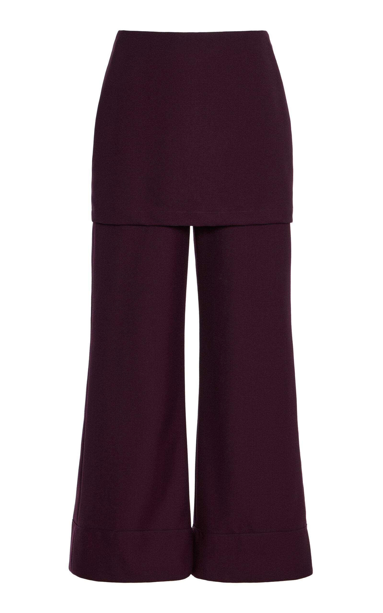 SLOAN Combination Wool Trousers - Moda Operandi by SLOAN