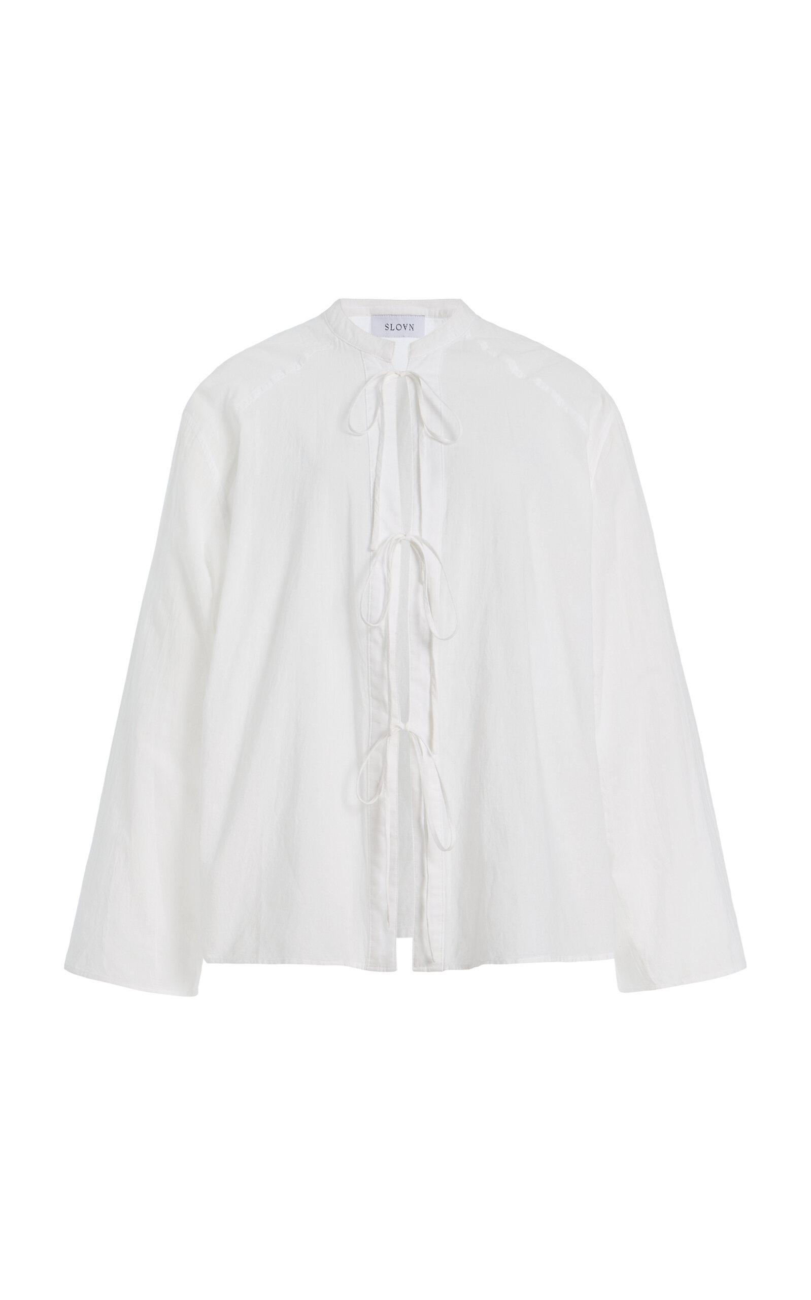 SLOAN Exclusive Cotton Voile Tie Tunic - Moda Operandi by SLOAN