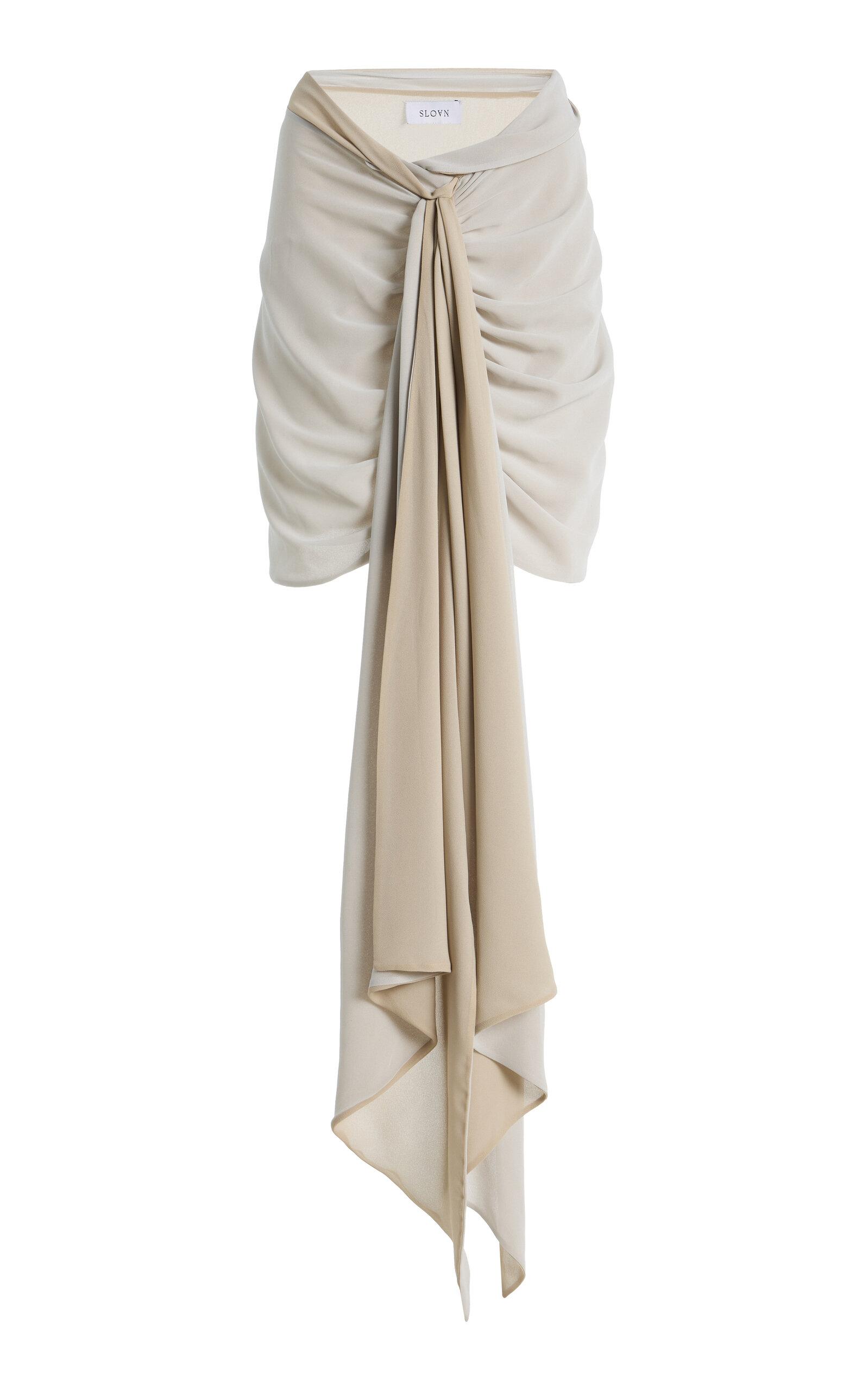 SLOAN Exclusive Georgette Mini Pareo Skirt - Moda Operandi by SLOAN