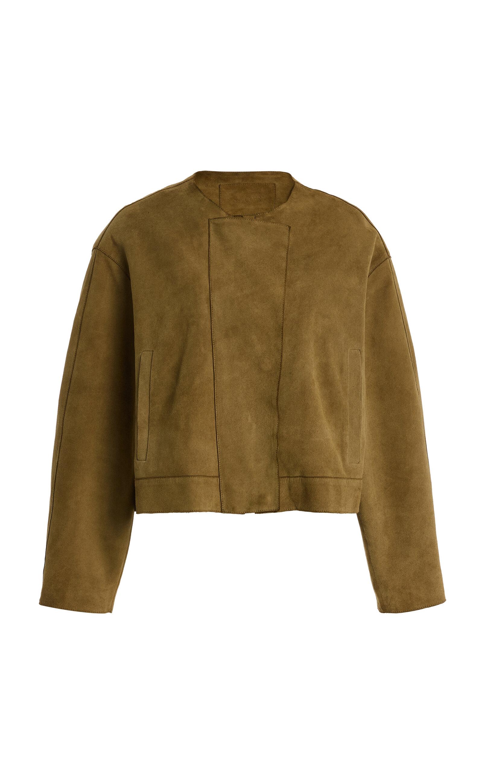 SLOAN Exclusive Suede Bomber Jacket -oda Operandi by SLOAN