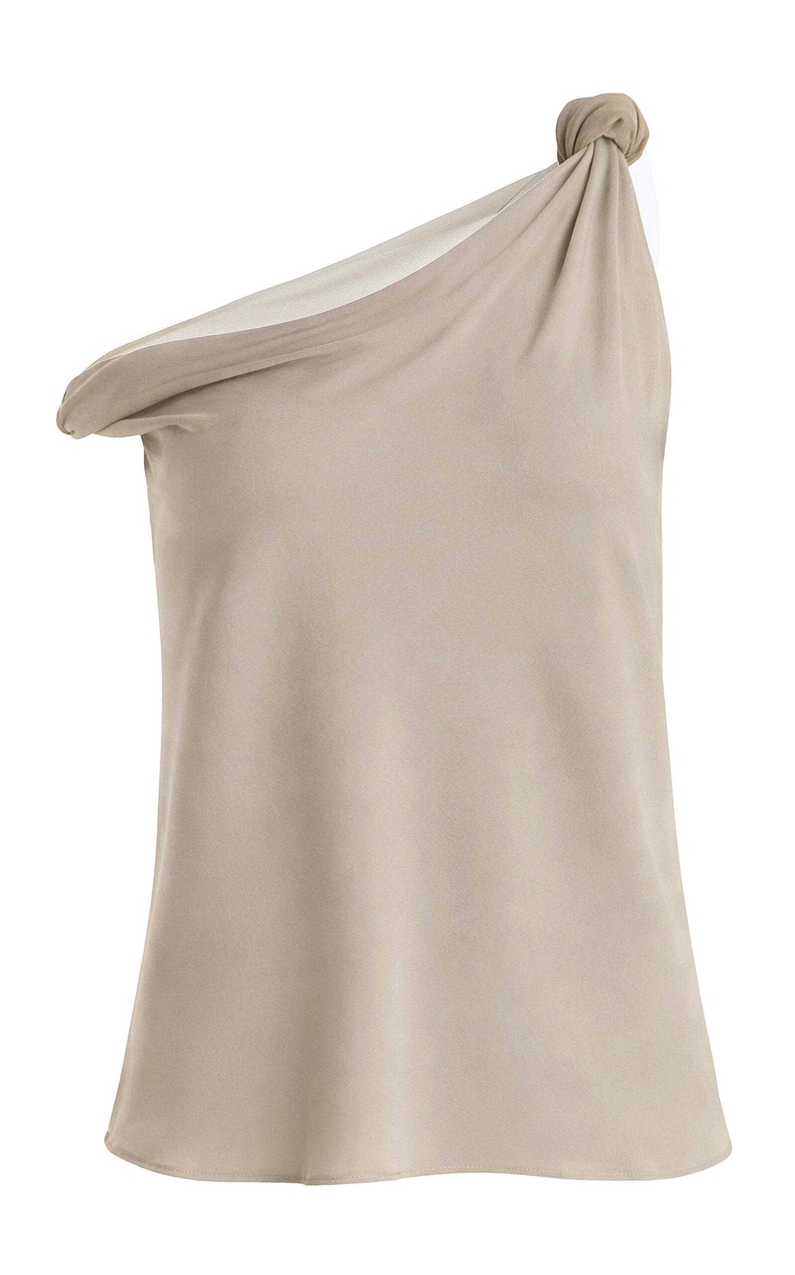 SLOAN Reversible Twisted Georgette Top - Moda Operandi by SLOAN