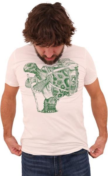 Hiking Tortoise T-Shirt by SLOW LORIS