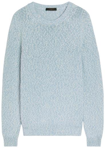 Crew-neck cotton-knit jumper by SLOWEAR