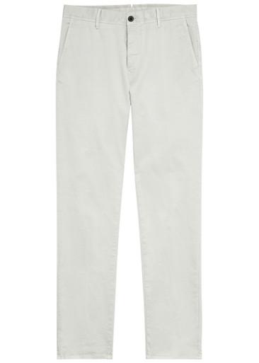 Slim-leg stretch-cotton trousers by SLOWEAR