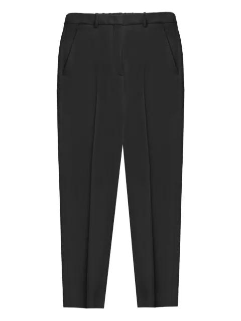 button closure wool trousers by SLOWEAR