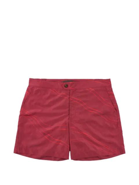 button-fastening swim shorts by SLOWEAR