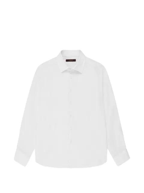 buttoned linen shirt by SLOWEAR
