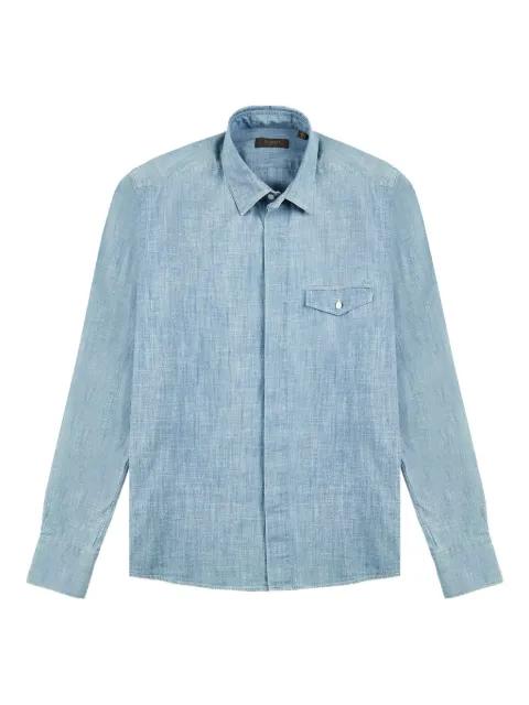 chest-pocket shirt by SLOWEAR