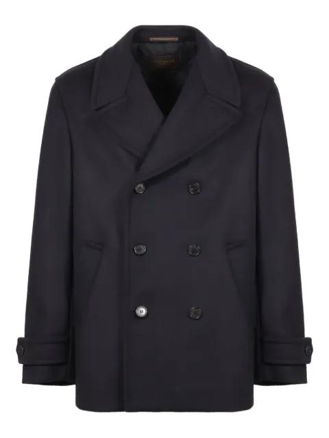 double-breasted lapel coat by SLOWEAR