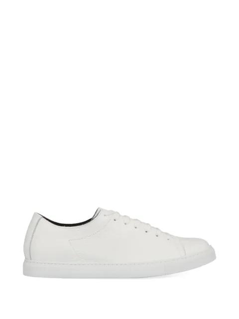 hammered rounded leather sneakers by SLOWEAR