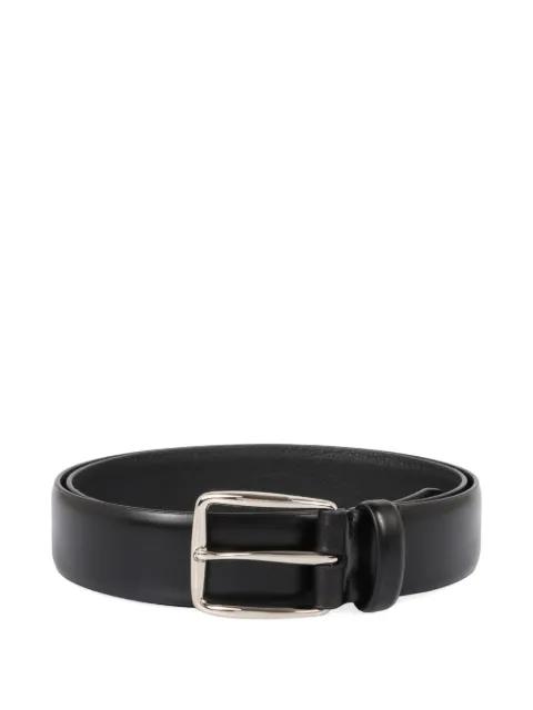leather-buckle belt by SLOWEAR