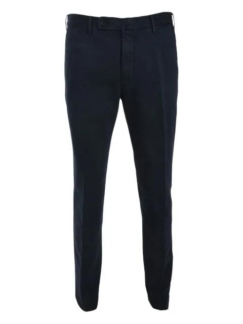 logo-patch trousers by SLOWEAR