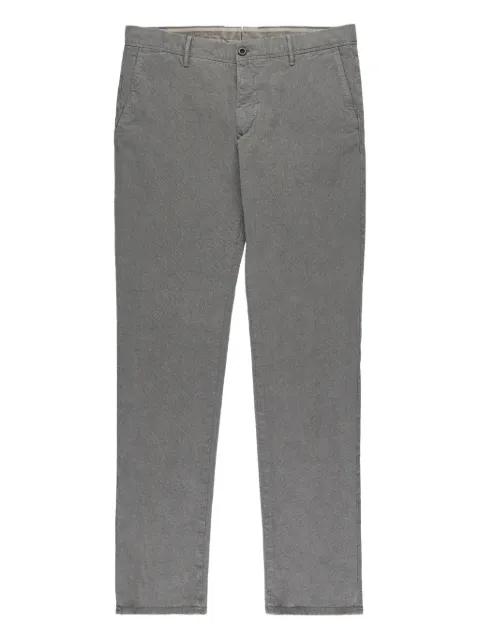mélange-effect tailored trousers by SLOWEAR