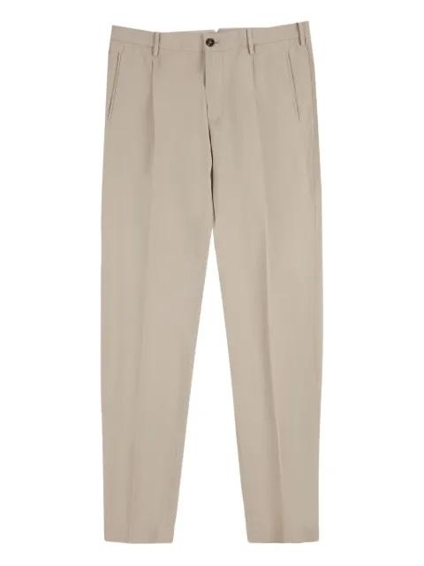 pleated cotton trousers by SLOWEAR