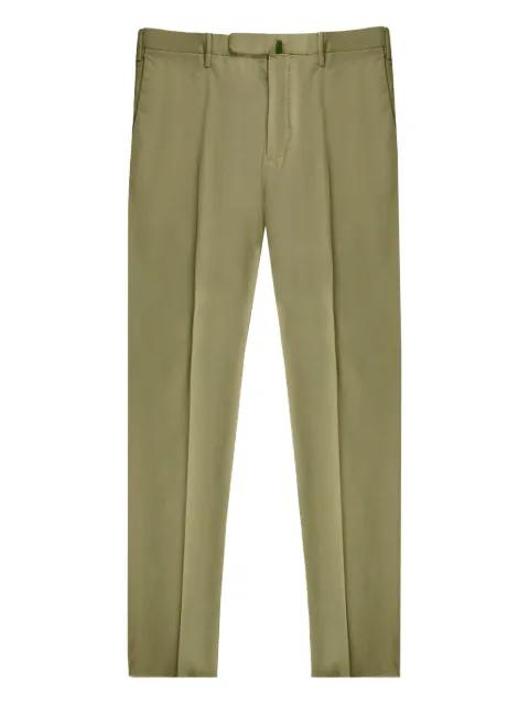 pressed-crease tailored trousers by SLOWEAR