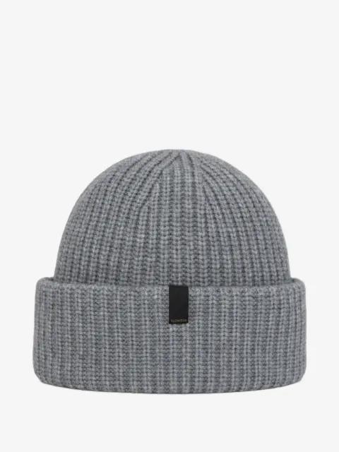 ribbed-knit beanie hat by SLOWEAR