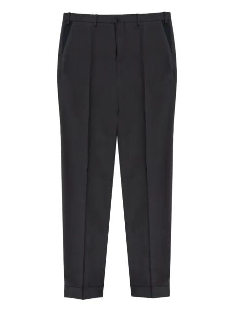 tapered wool trousers by SLOWEAR