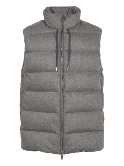 zip-up padded jacket by SLOWEAR