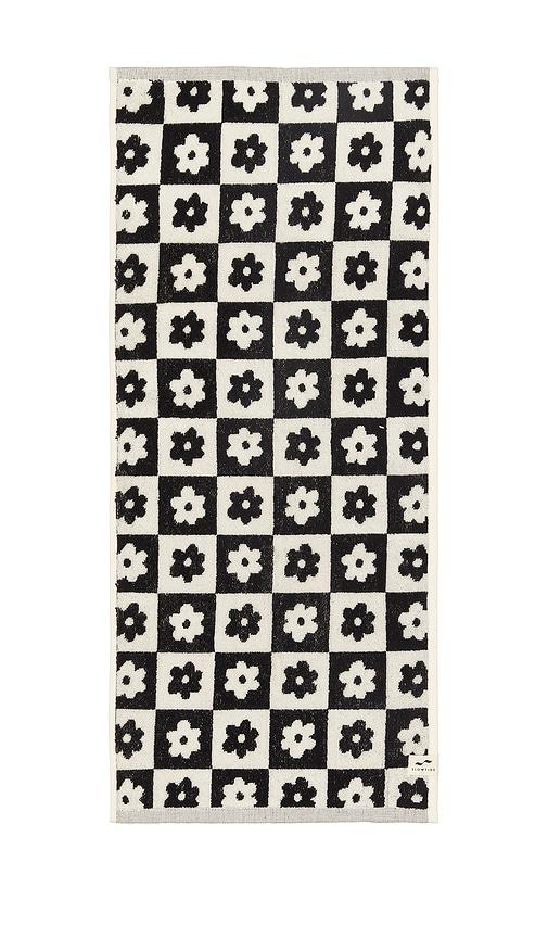 Slowtide Gigi Hand Towel in Black by SLOWTIDE