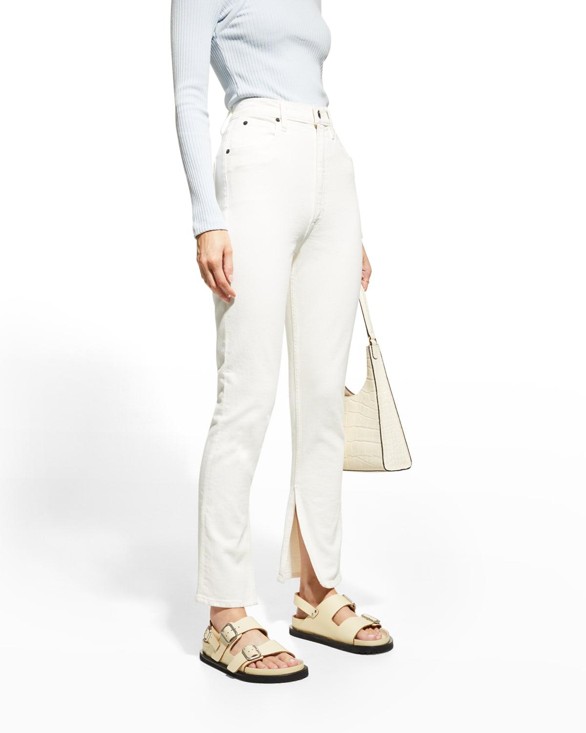 Beatnik Split High-Rise Slim Jeans by SLVRLAKE