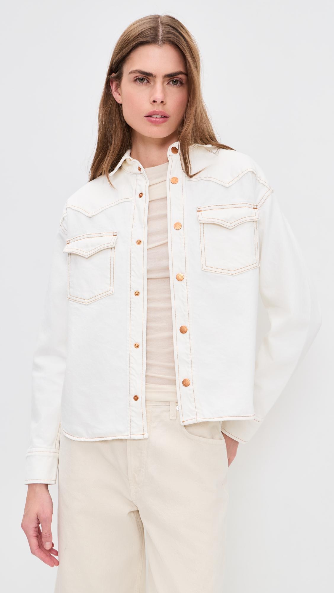 Cassidy Denim Button Down Shirt by SLVRLAKE