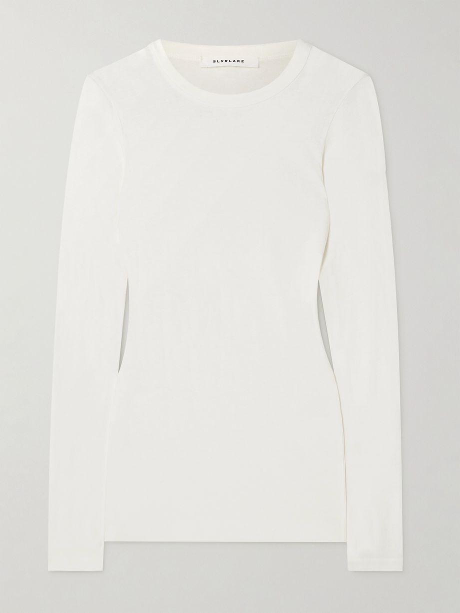 Cotton-jersey T-shirt by SLVRLAKE