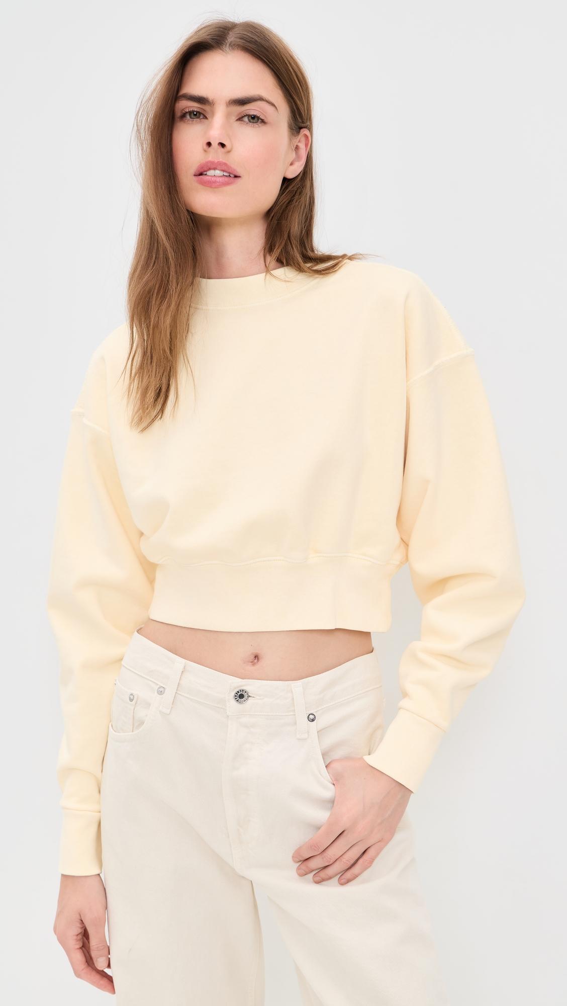 Crop Crew Sweatshirt by SLVRLAKE