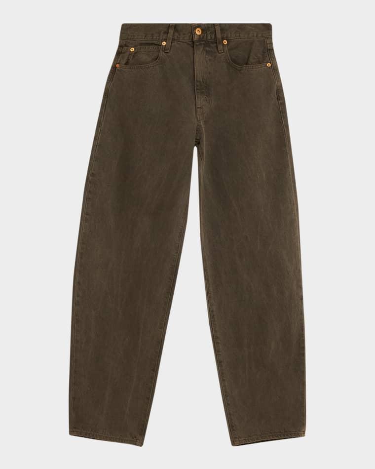 Ella Mid-Rise Barrel Jeans by SLVRLAKE