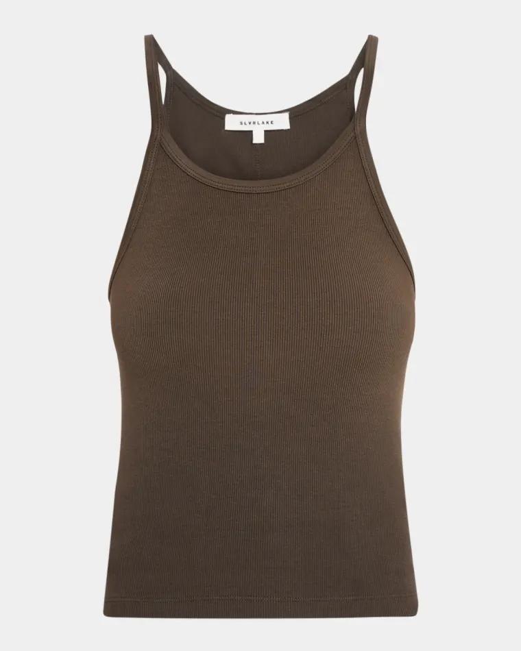 Fitted Tank Top by SLVRLAKE