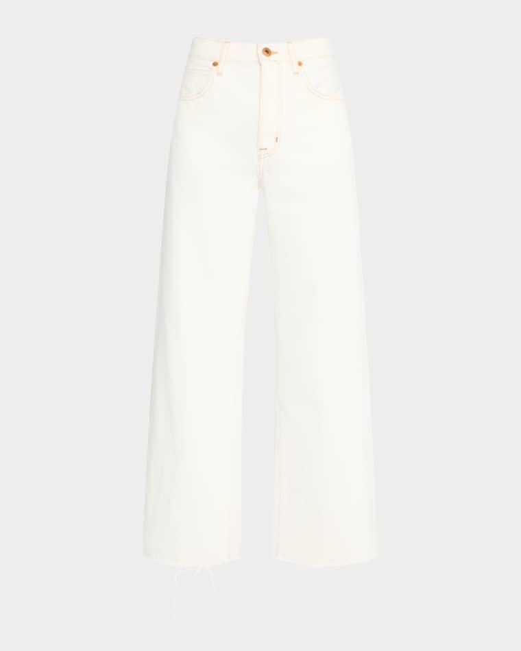 Grace Crop Wide-Leg Jeans by SLVRLAKE