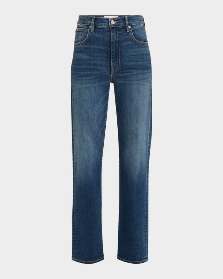 London High-Rise Straight Jeans by SLVRLAKE