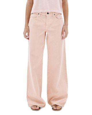 Mica Low Rise Relaxed Wide Leg Jeans in Desert Rose by SLVRLAKE